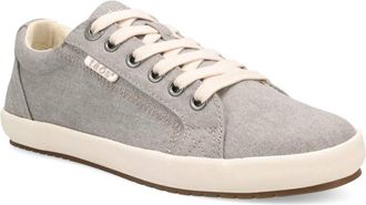 Taos Womens Star Canvas Sneakers In Grey