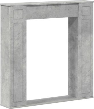 vidaXL Marco De Chimenea Gris Hormig&oacute;n 100 X 20 X 100 Cm Vidaxl