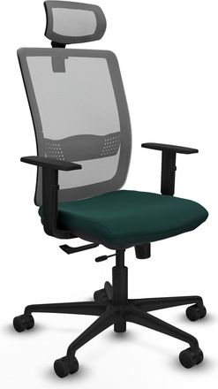 Piqueras y Crespo Sedia Piqueras Y Crespo Haches Similpelle Verde Bottiglia Confortevole
