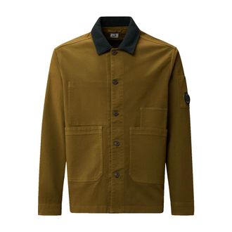 C.P. Company C.p. Company, Heren, Jassen, Groen, Maat: S Satijn