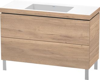 Duravit Duravit L-cube C-bonded Ensemble Vertical, 2 Tiroirs, Sans