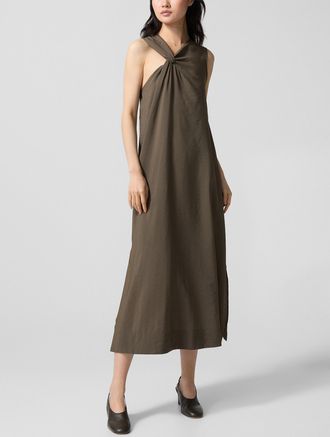 SOEUR Womens Emna tie-effect midi dress