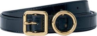 Jacquemus La Ceinture Regalo Fine Belt - Dames - Riemen - Zwart - 80 CM - Leer - Accessoires
