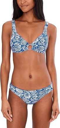 Seafolly C Shells Triangle Bikini Top Womens Swimwear Sapphire : AUS 18 (US Womens 14), Elastane/Nylon