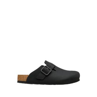 Birkenstock Boston Wire Buckle Narrow Fit - Dames - Slip ons - Zwart - 36 EU - Leer - Schoenen