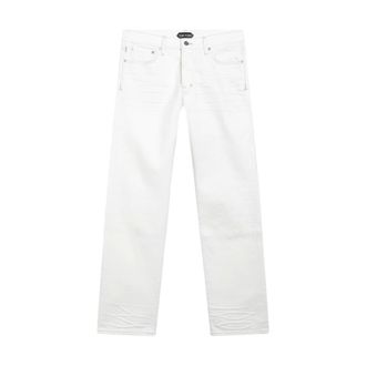 Tom Ford Jeans, Heren, Wit, W33, Denim, Denim Pant