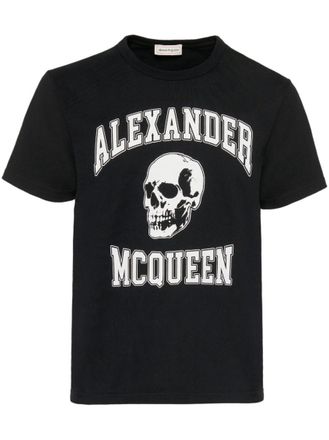 Alexander McQueen Black Crew Neck T-Shirt