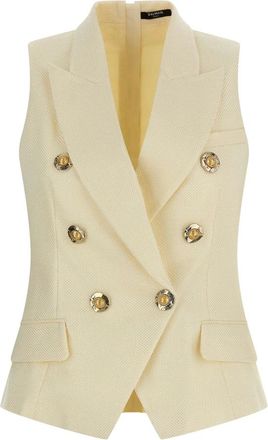 Balmain Mujer, Chaquetas, Blanco, Talla: XS