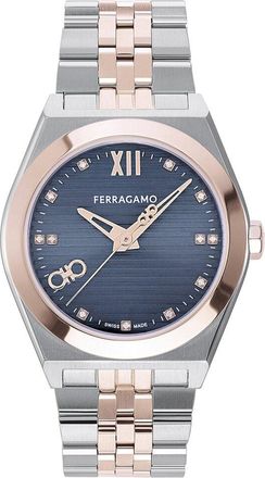 Ferragamo Mens Vega New Diamond Watch