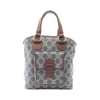 Celine Pre-owned Handbags, female, Blue, Size: ONE SIZE Pre-owned Vintage Denim Tote Bag