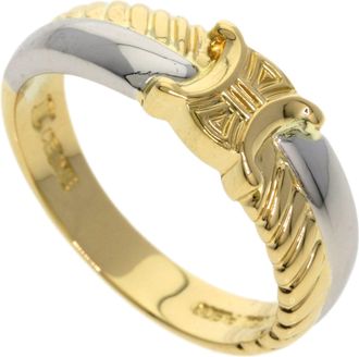 Celine Yellow Gold (18K) Platinum 900 Band Ring (Pre-Owned)