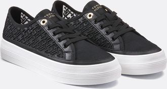 Tommy Hilfiger Gevulkaniseerde ajour sneakers