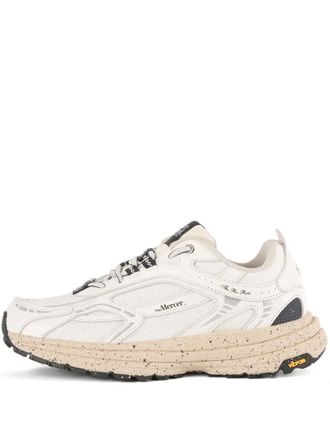 Mercer Amsterdam panelled sneakers - men - Fabric/Fabric/Rubber/Calf Leather - 43 - White