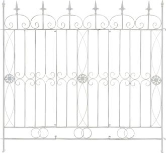 Clp Clp - Reja De Jard&iacute;n Mangold En Metal Blanco Antiguo