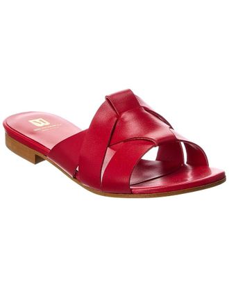 Bruno Magli M By Bruno Magli Andria Leather Flat Sandal