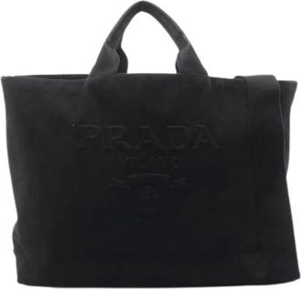 Prada Pre-owned Tote Bags, female, Black, Size: ONE SIZE Pre-owned Tote bag