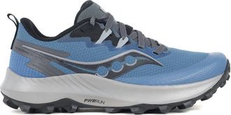 Saucony Womens Peregrine 14 Running Shoes In Astro Carbon