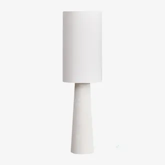 Sklum Lampada Da Terra In Lino E Fibra Di Vetro Loana Sklum