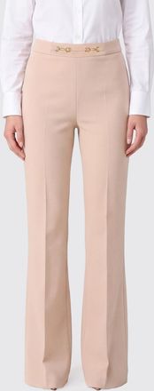 Elisabetta Franchi Pantaloni cropped in cr&ecirc;pe con vestibilit&agrave; slim fit