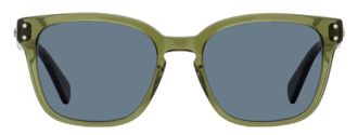 Ferragamo SF1040SCP Square Keyhole Sunglasses - Khaki