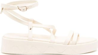 Ancient Greek Sandals Aristea leather sandals - women - Calf Leather/Rubber/Calf Leather - 36 - White