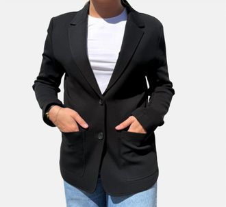 Repeat Boyfriend Jacket In Black