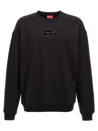 スウェット・トレーナー Diesel Grey Stretch Cotton Blend S-Ruben Sweatshirt DIESEL 'S-Ruben' Sweatshirt in Gray for Men | Lyst