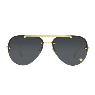 Versace Sunglasses Ve2231 100287 Gold/Dark Gray Unisex