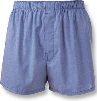 CHARLES TYRWHITT Micro Grid Woven Boxers in Royal Blue at Nordstrom, Size X-Large