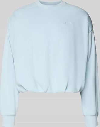 Boss Orange by Hugo Boss BOSS Orange Cropped Sweatshirt aus Baumwoll-Mix Modell C_EFEM_1 in Hellblau, Größe XL