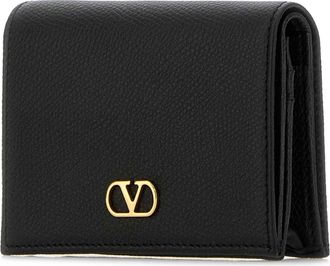 Valentino Garavani Womens French Wallet Black