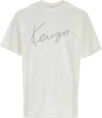 Kenzo White Logo T-Shirt