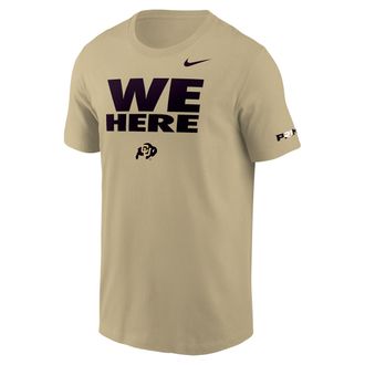 Nike Mens College (Colorado) Dri-FIT T-Shirt in Brown | IW0534-788