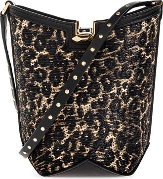 Lanvin Bucket Bags, female, Black, Size: ONE SIZE Catch Nano Bucket Bag