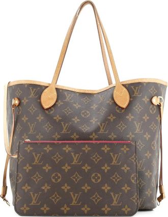 Louis Vuitton Neverfull NM shopper met monogram canvas - Bruin