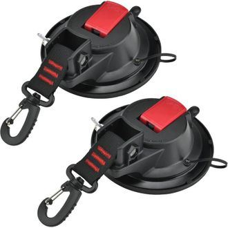 OEM Ancre A Ventouse - Crochet Rotatif 360&deg; - Pour Auvent Tente Voile D Ombre Camping Voiture - 2 Pi&egrave;ces