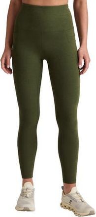 Beyond Yoga Everyday Space Dye High Waist Pocket Leggings in Army Green Heather at Nordstrom Rack, Size X-Small