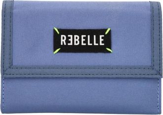 Rebelle Neon Flap Denim - Dames - Portefeuilles - Blauw - ONE Size - Denim - Accessoires
