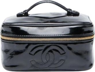 Chanel Pre-owned Handbags, female, Black, Size: ONE SIZE Pre-owned Vintage Handbag