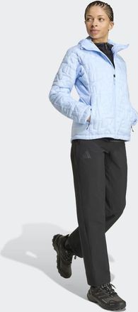 adidas Terrex Xperior Primaloft - Giacca isolante ampia imbottita con cappuccio color blu luminoso