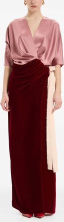 V:PM ATELIER Abito lungo Carrie lungo - Rosa