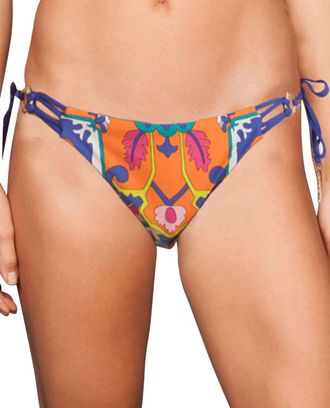 Trina Turk Tie Side Hipster Bikini Bottom In Tapestry