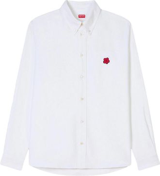 Kenzo Boke Flower Crest Casual Shirt