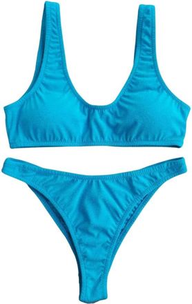 F**k Mujer, Trajes de ba&ntilde;o, Azul, Talla: L
