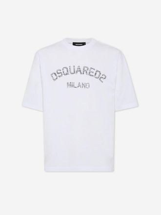 Dsquared2 Printed Cotton T-Shirt
