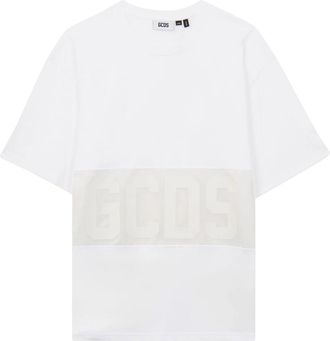 GCDS T-shirts - Heren - T-shirts - Wit - 2XL - Katoen - Tops