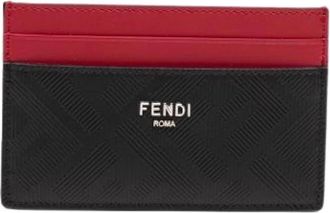 Fendi Pre-owned Card Holder - Dames - Vintage Accessoires - Veelkleurig - ONE Size - Leer - Vintage
