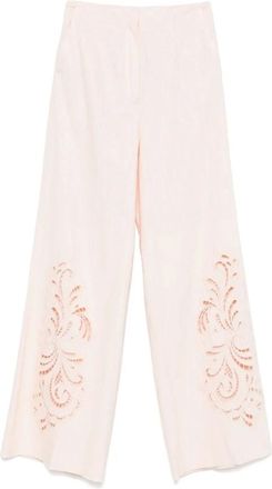 Twinset Dames, Broeken, Roze, Maat: 2XS