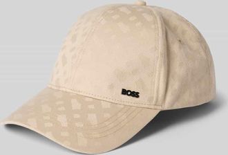 HUGO BOSS Basecap aus reiner Baumwolle Modell ZED-M in Beige, Gr&ouml;&szlig;e 1