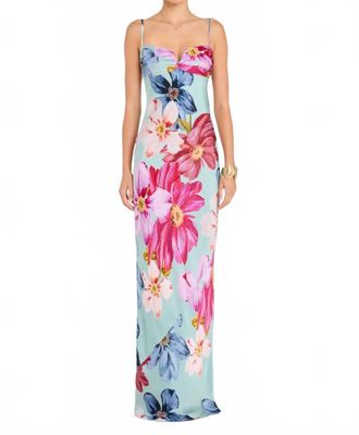 Amanda Uprichard Ira Maxi Dress In Daphne Floral